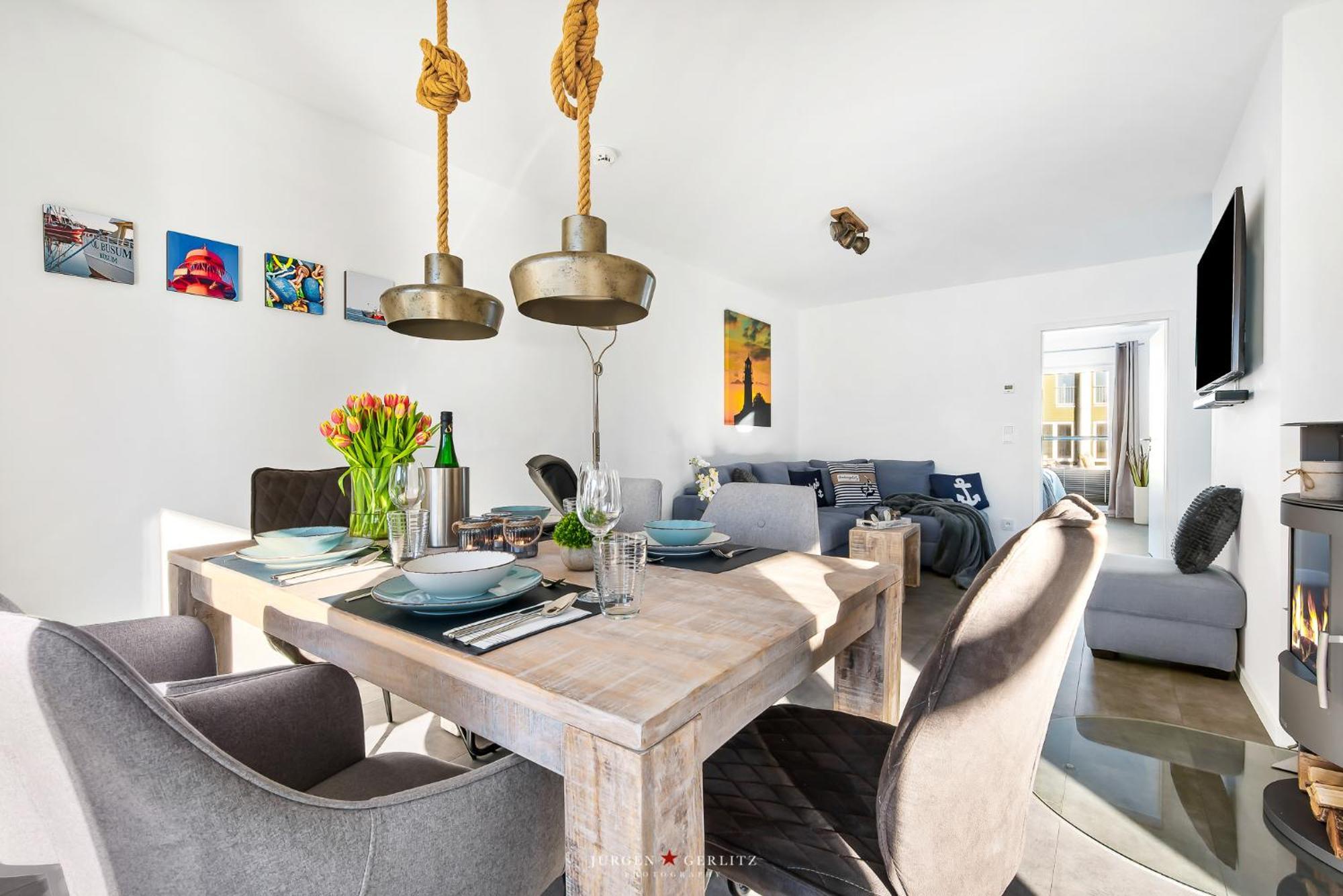 Ankerplatz Apartment Busum Bagian luar foto